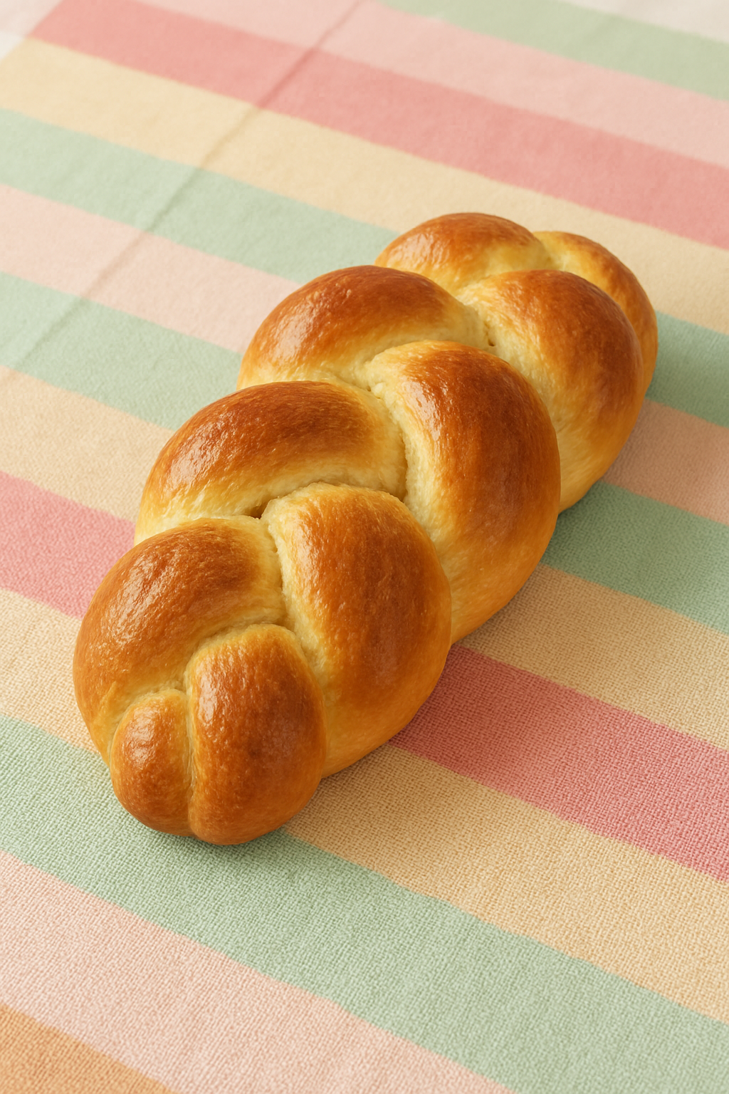 Trenza tradicional en primer plano